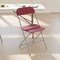 Emma and Oliver Set of 6 Stackable Folding Plastic Chairs - 650 LB Weight Capacity